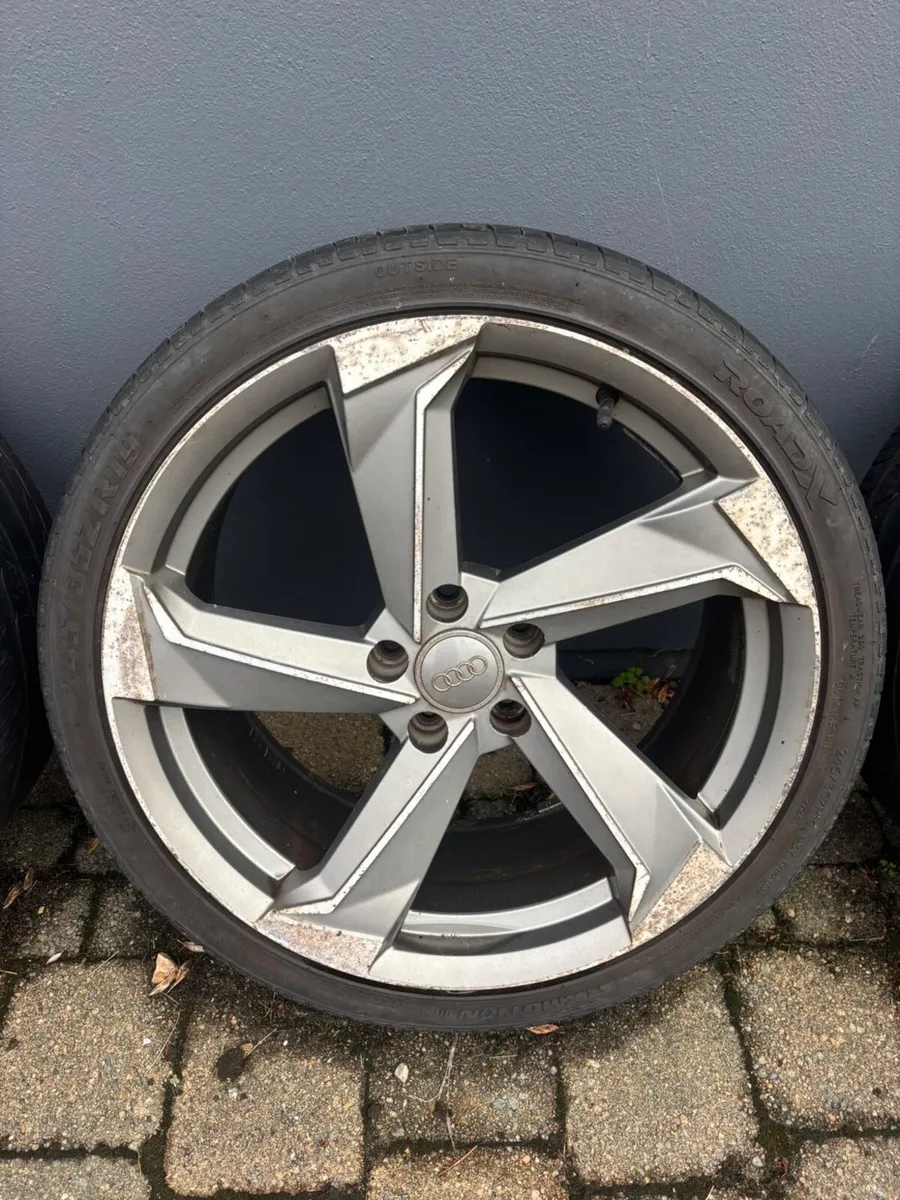 Set of 4 19’ Audi style alloy wheels and tyres - Image 3