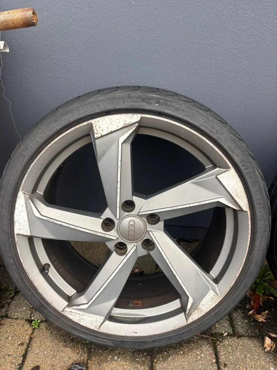 Set of 4 19’ Audi style alloy wheels and tyres - Image 4