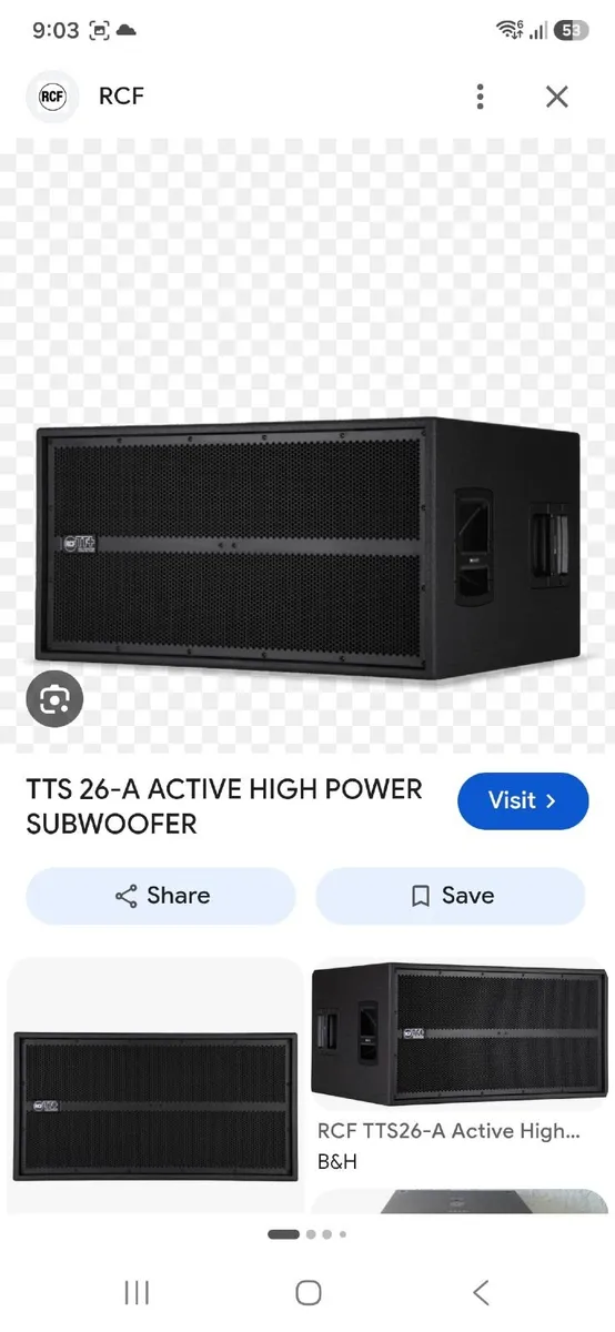 Rcf tt subwoofers - Image 1