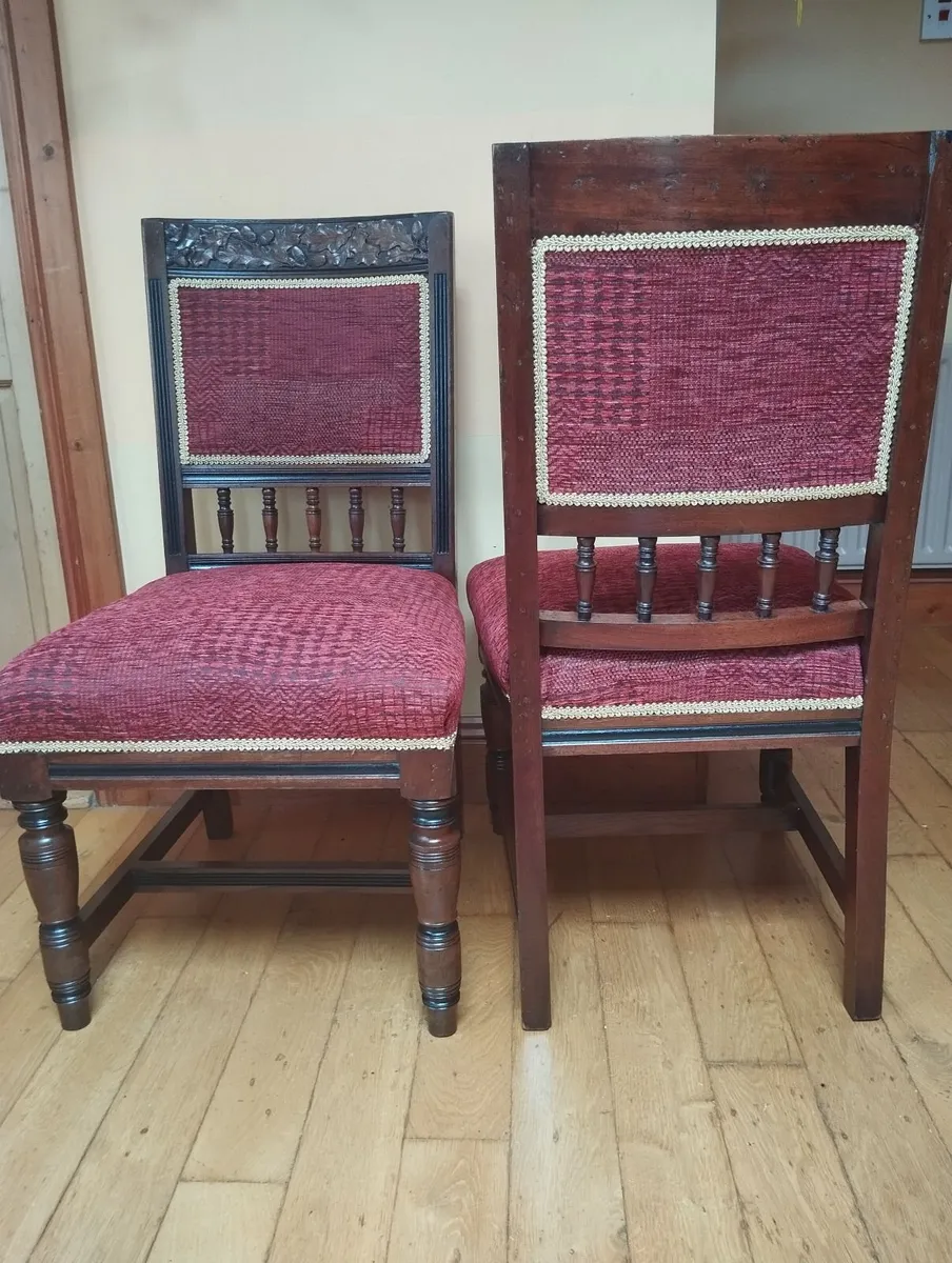 Elegant Antique Chairs - Image 4