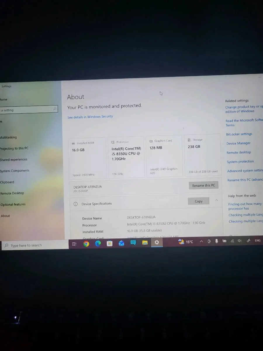 T1A Lenovo Yoga Touch Screen Laptop - Image 1