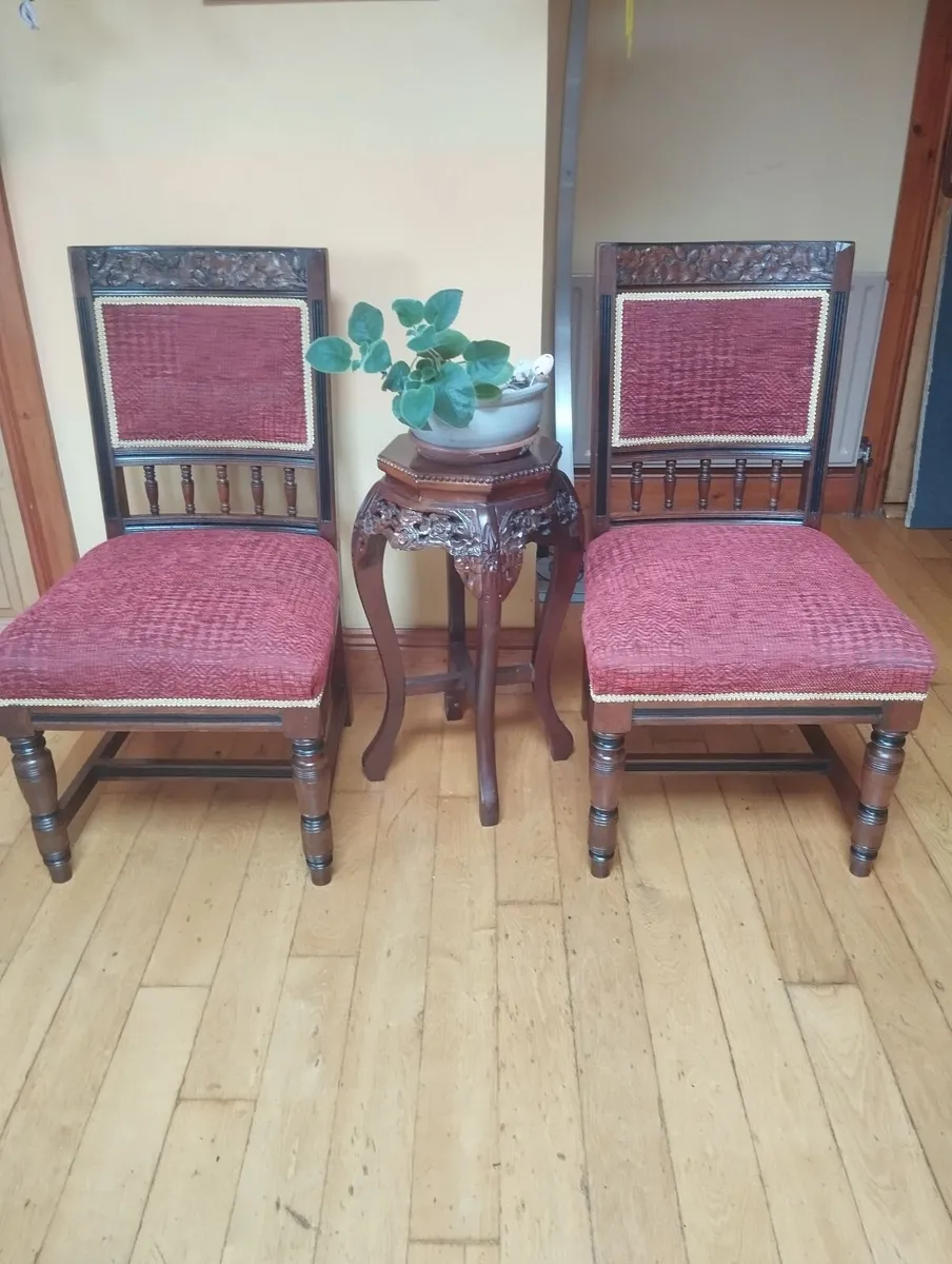 Elegant Antique Chairs - Image 1