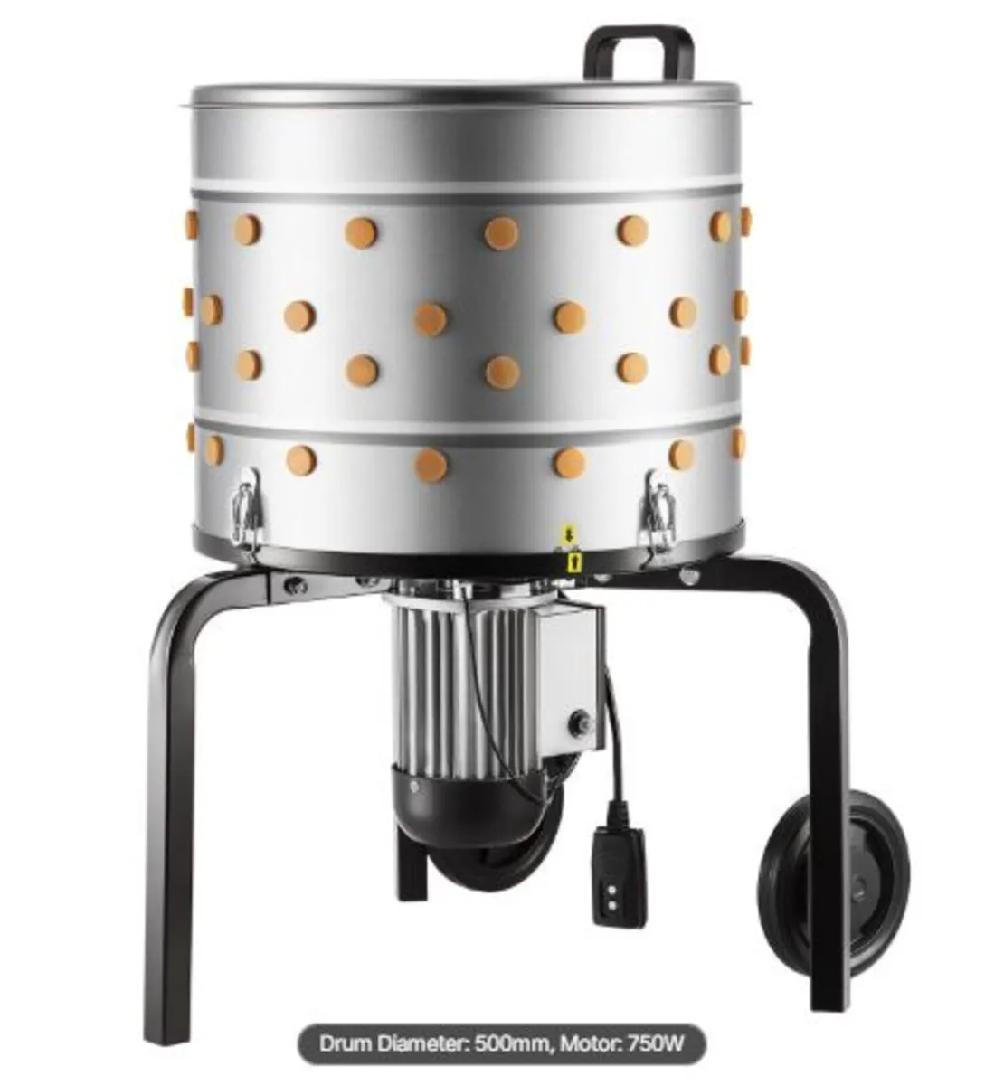Chicken Plucker Machine, 500mm Drum, 900W & 230RPM - Image 1
