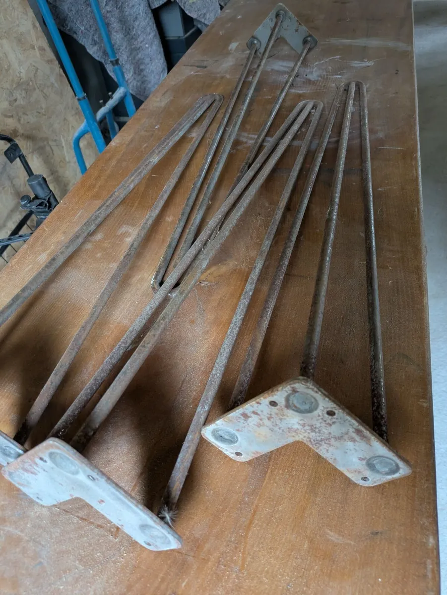 Hairpin Table Legs – Steel Set of 4