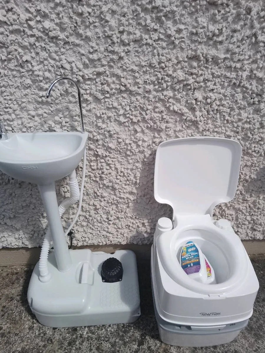 Portable Toilet and Hand Basin Sink - Image 1