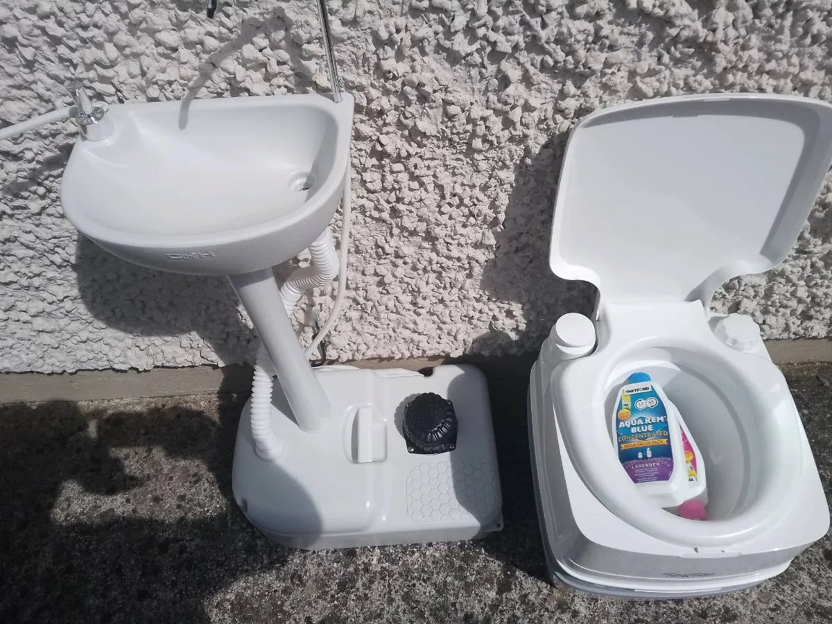 Portable Toilet and Hand Basin Sink - Image 2