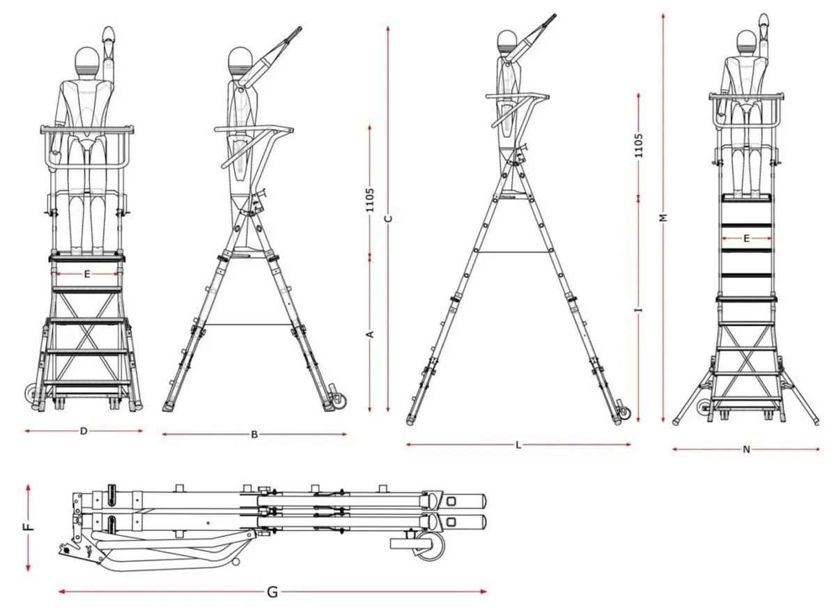 Proffesional Podium Ladder - FARAONE - Image 3