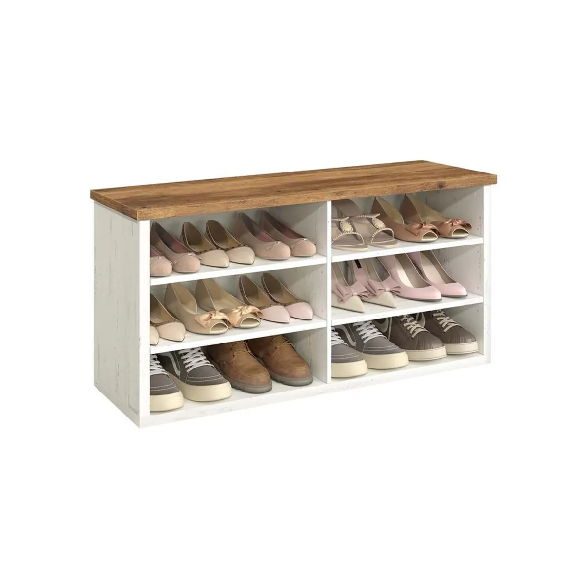 Shoe Storage Bench 12–15 Pairs of Shoes - Image 4