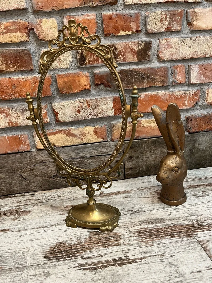 Vintage brass frame - Image 1