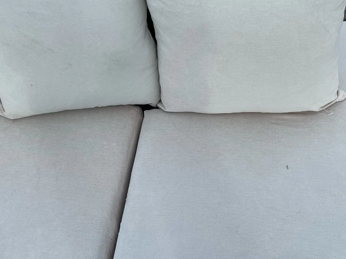 Beige /cream corner sofa - Image 2
