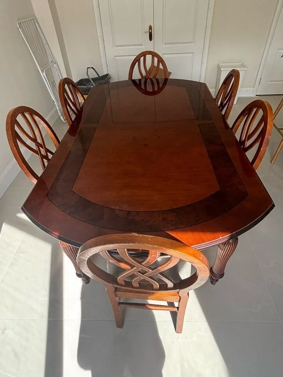 Kitchen Table with 6 Chairs - Image 4