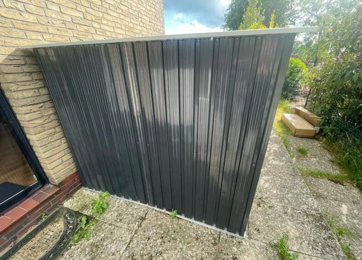 XL Metal Garden Shed with Foundation - Image 4