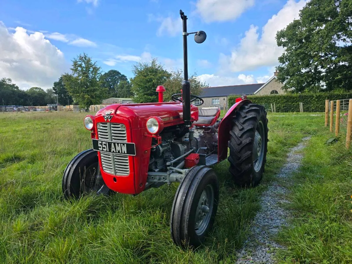 Massey 35x mint vintage tractor fully restored - Image 2