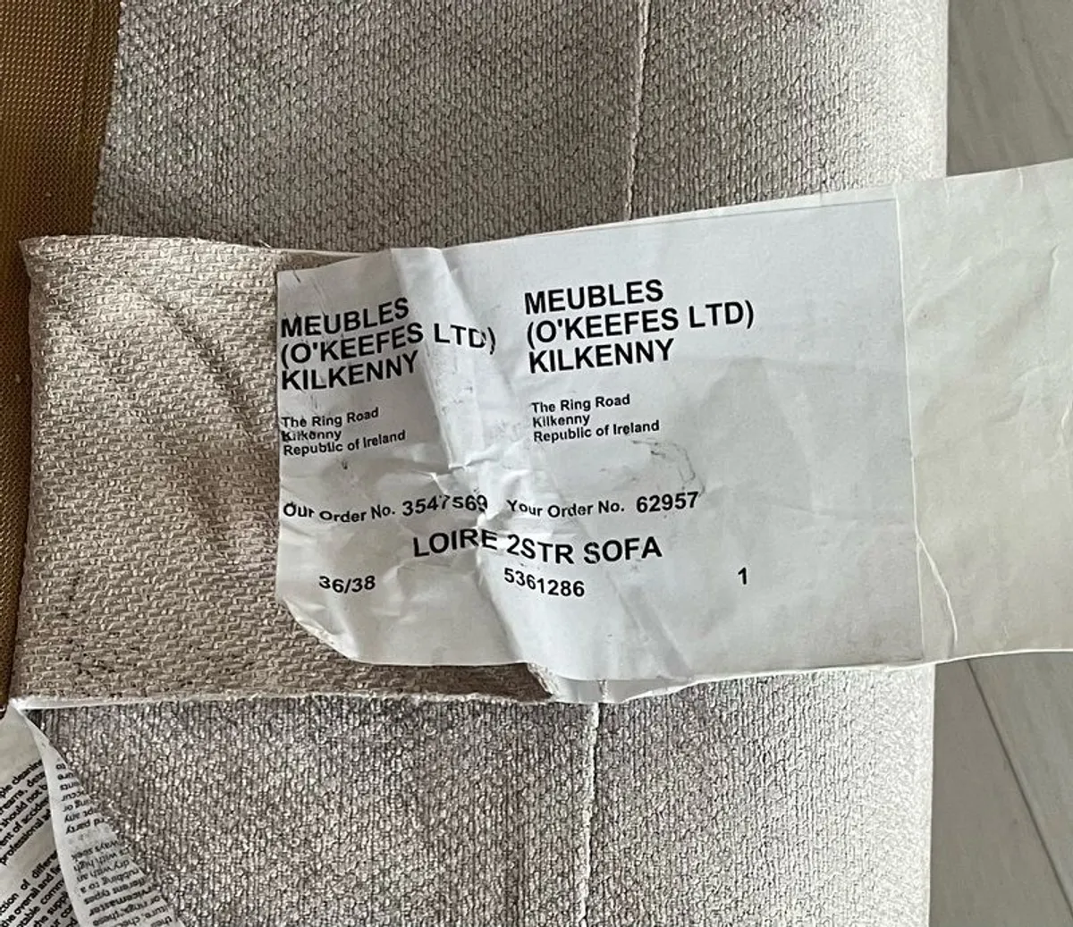settee like new 175 cms long by 96 cms deep - Image 4