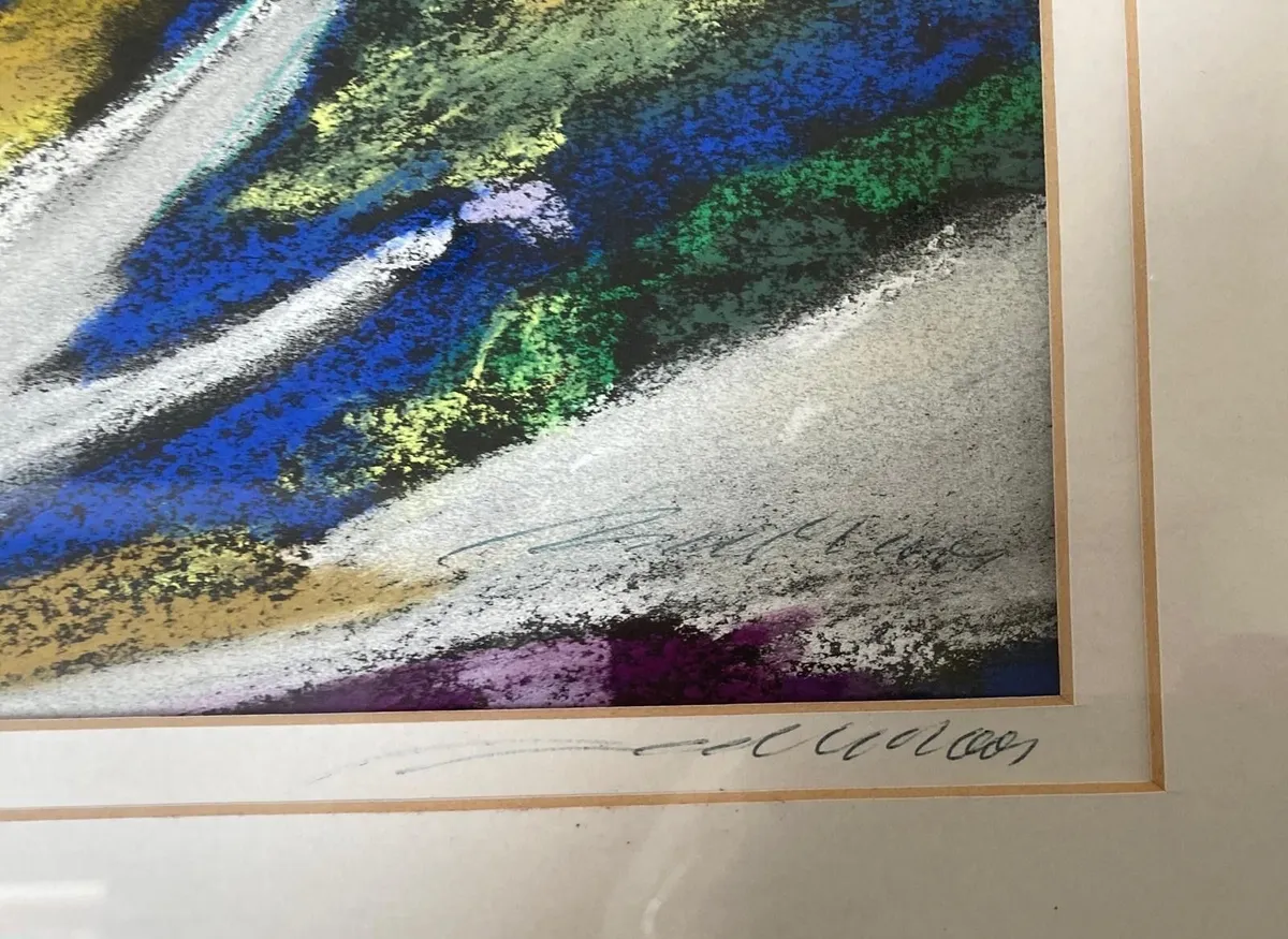 Original Multicoloured Abstract Seascape - Image 2