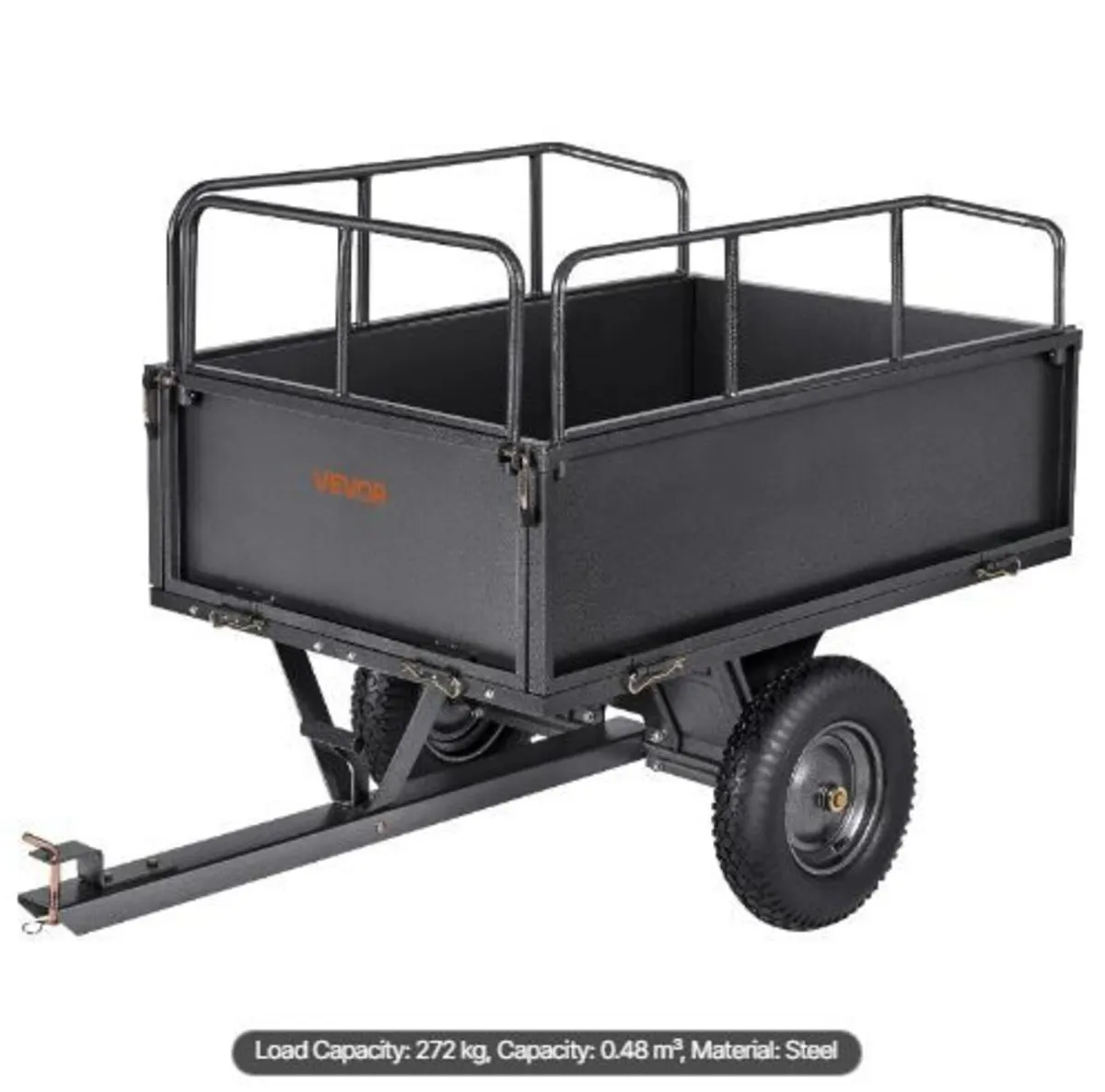 Garden Utility Trailer, 17 Cu. Ft & 272 kg - Image 1