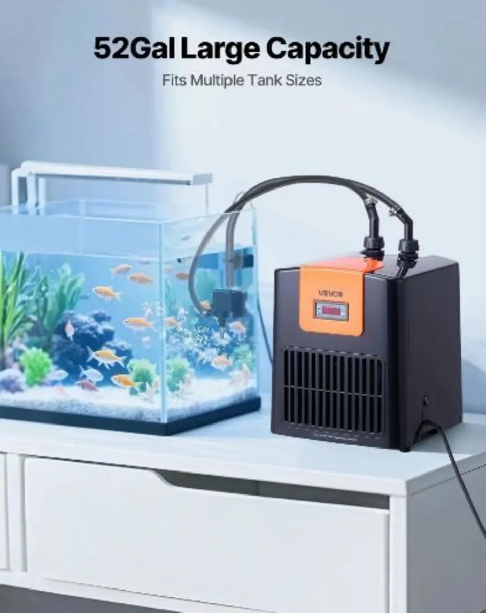 Aquarium Chiller 200L, 0.1 HP Water Chiller - Image 1