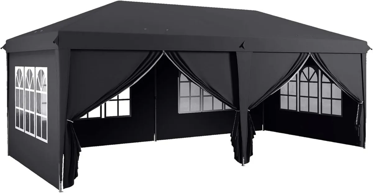Gazebo 3x6m Waterproof Garden Party Tent - Image 2