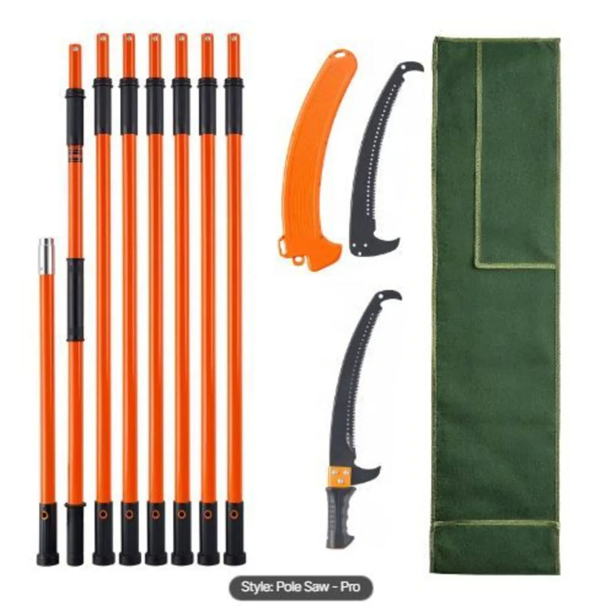 Manual Pole Saw, 2.2 - 8.2 m Extendable Tree Prune - Image 4