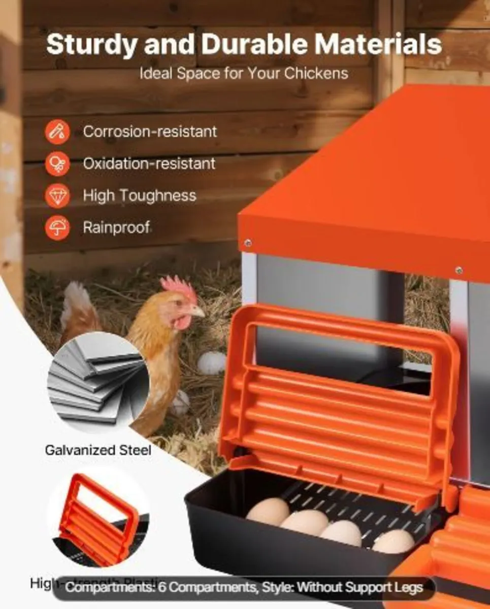 2 Tiers Chicken Nesting Boxes - Image 4