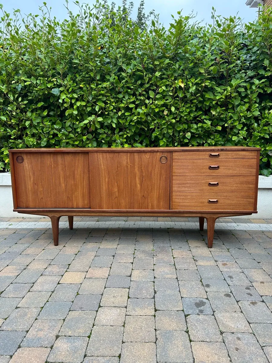 Mid century teak sideboard credenza retro vintage - Image 1