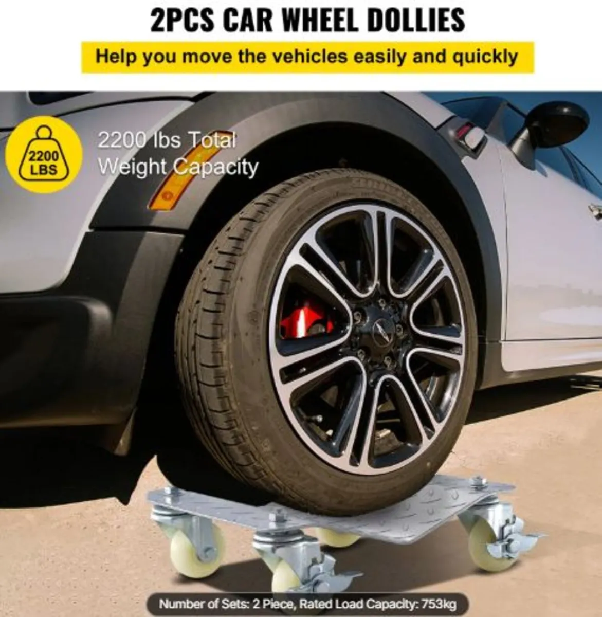 Vehicle Positioning Wheel Dollies - 680Kg Per Doll - Image 3