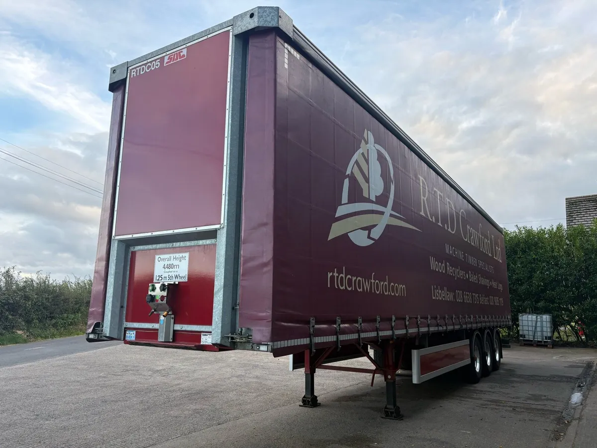 2020 SDC 4.48MT Triaxle Curtainside Trailer - Image 3