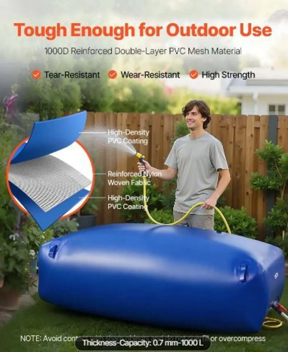 Water Storage Bladder 1000L Large Capacity - Image 4