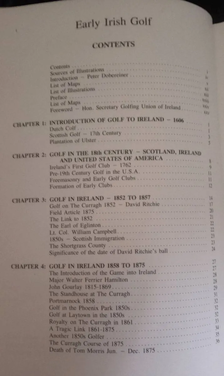 Early Irish Golf First Edition 1988 - Image 2