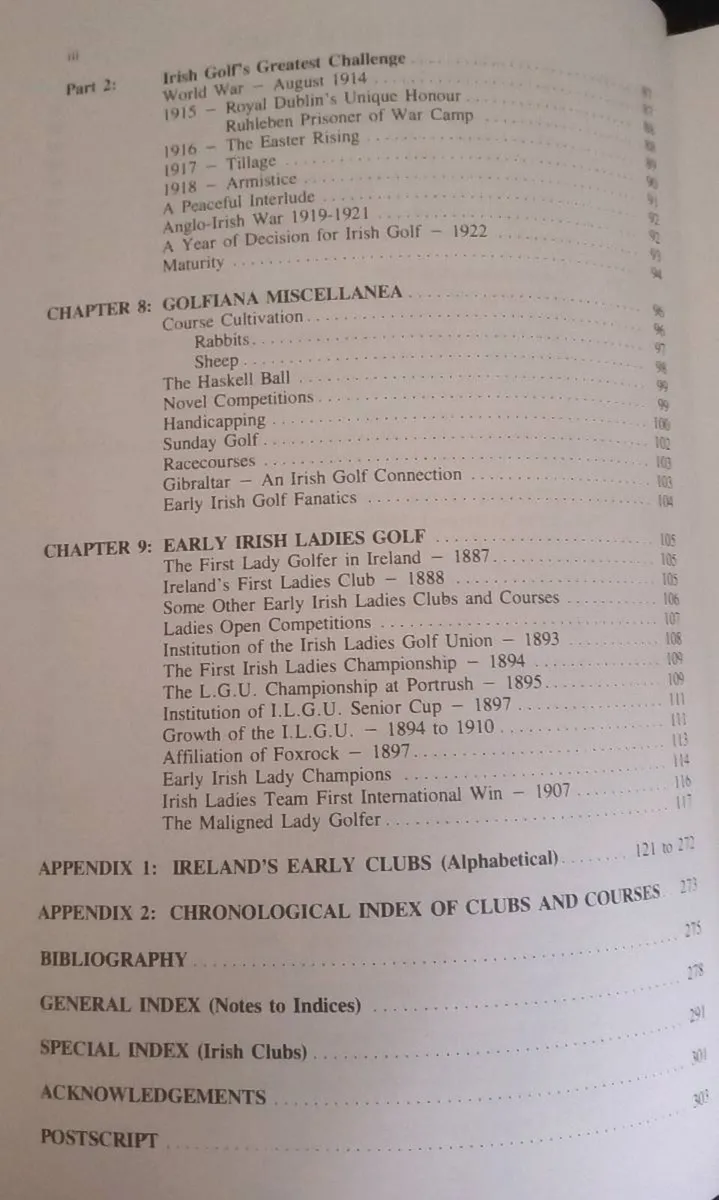 Early Irish Golf First Edition 1988 - Image 4