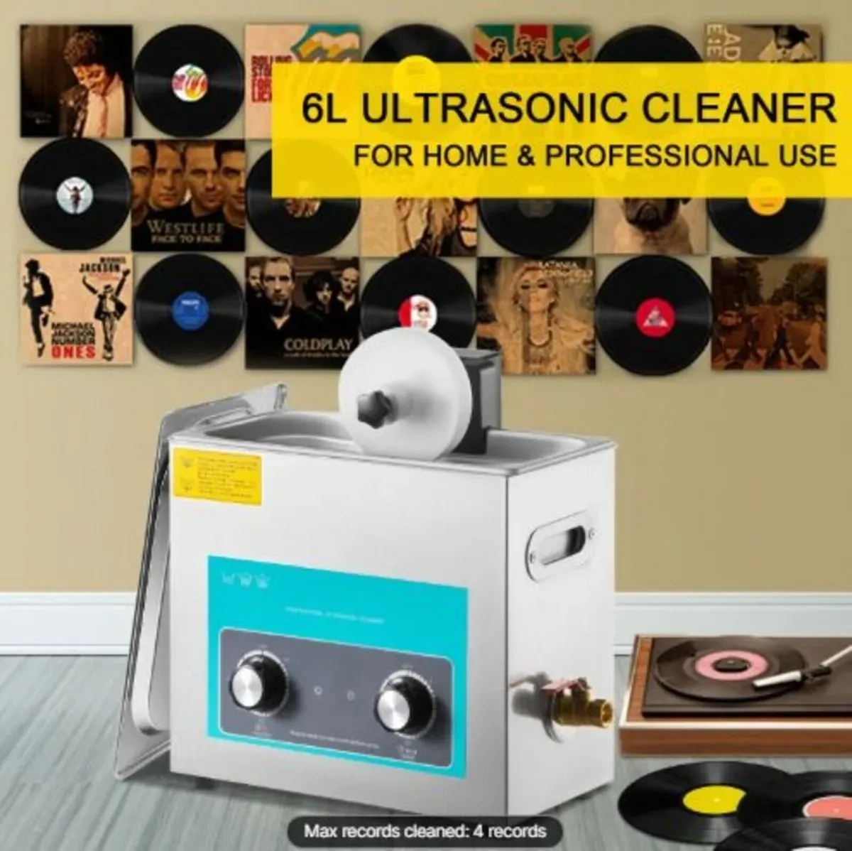 6L Ultrasonic Record Cleaning Machine Heater - Image 1