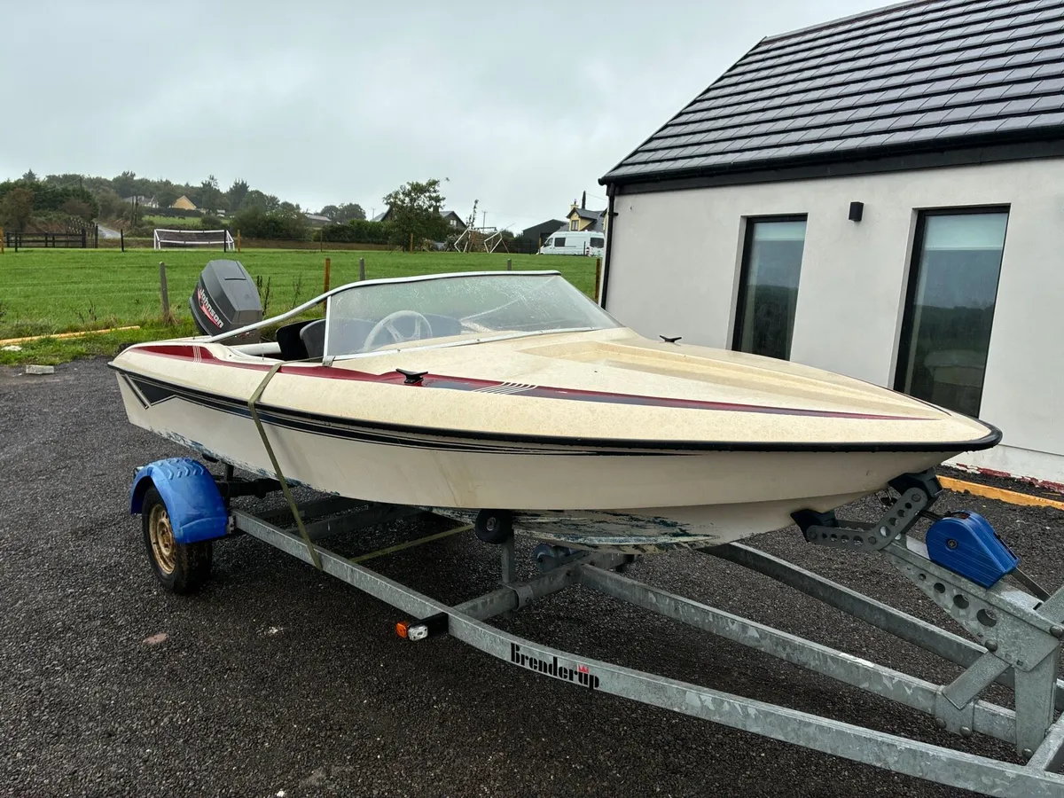 18ft fletcher with 70hp (stroke) - Image 2