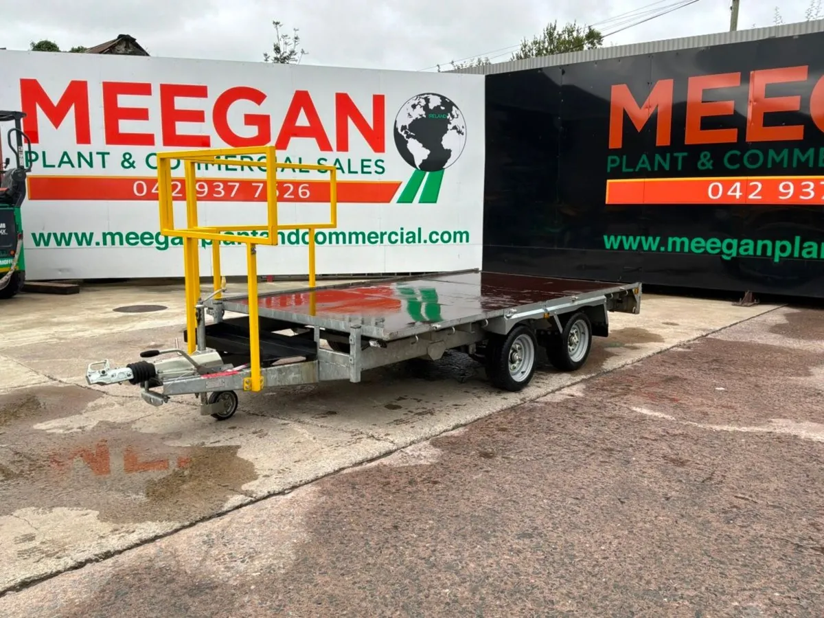 Indespension 12ft x 66 twin axle plant trailer..35 - Image 1