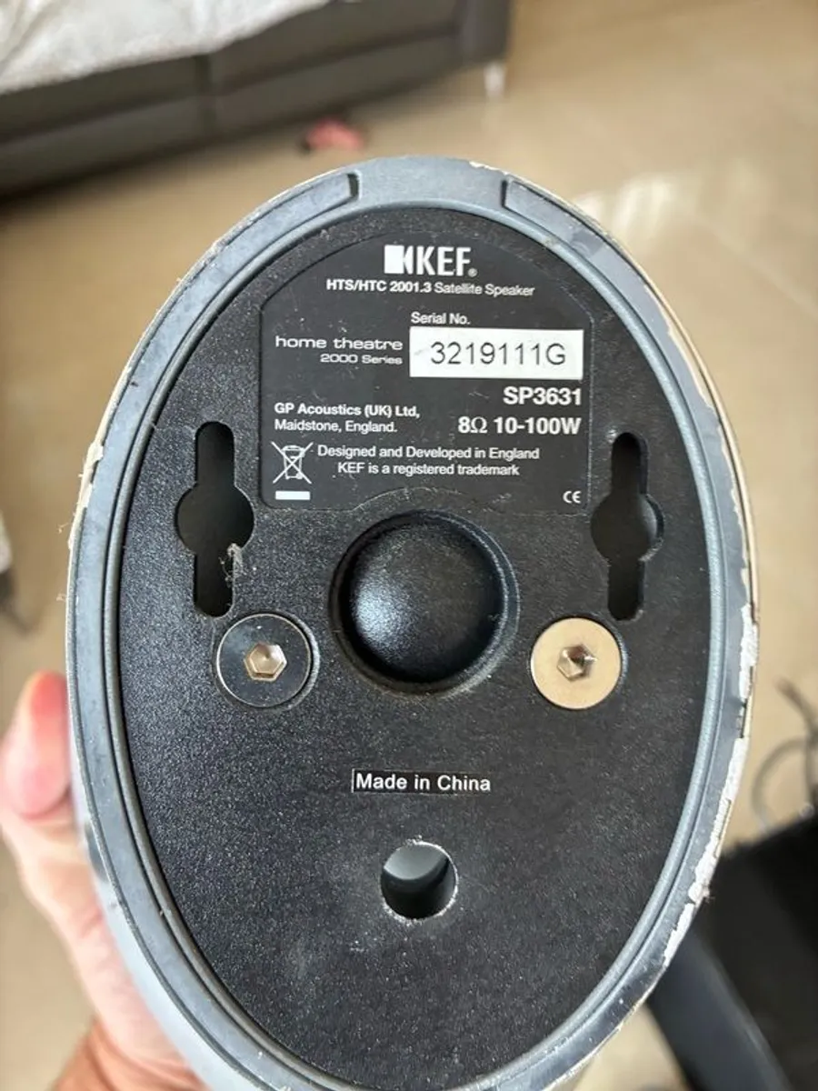 kef 5 speaker with subwoofer - Image 1