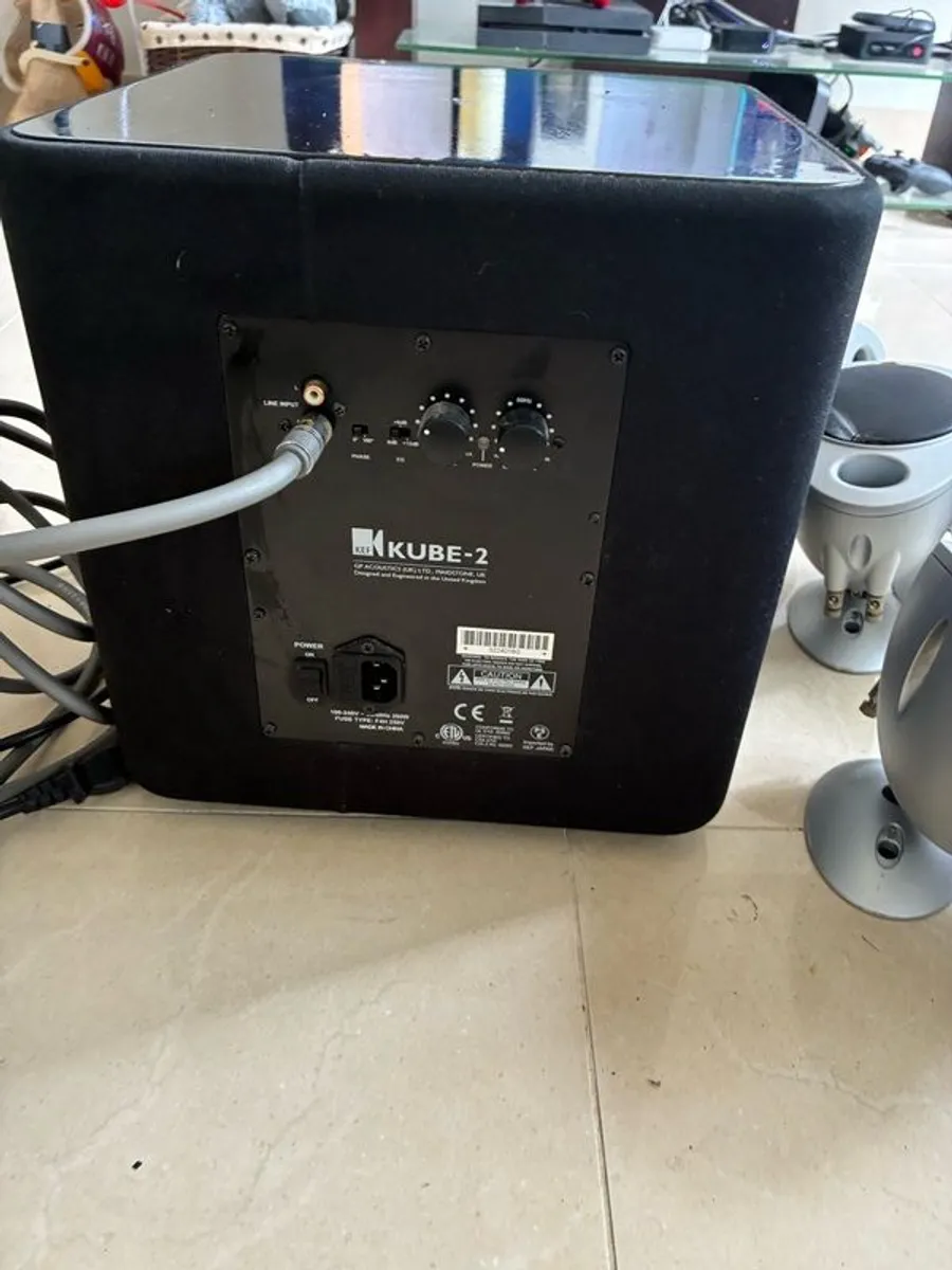 kef 5 speaker with subwoofer - Image 2