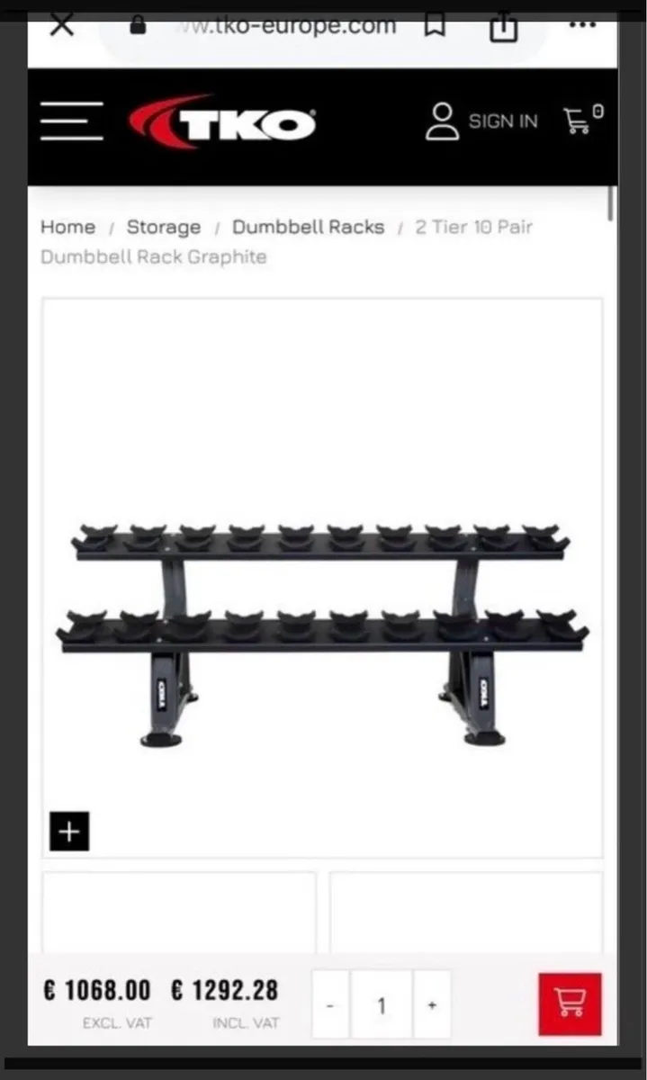 Tko dumbbell rack - Image 4