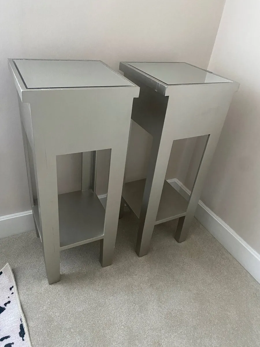 Mirrored Side tables - Image 3