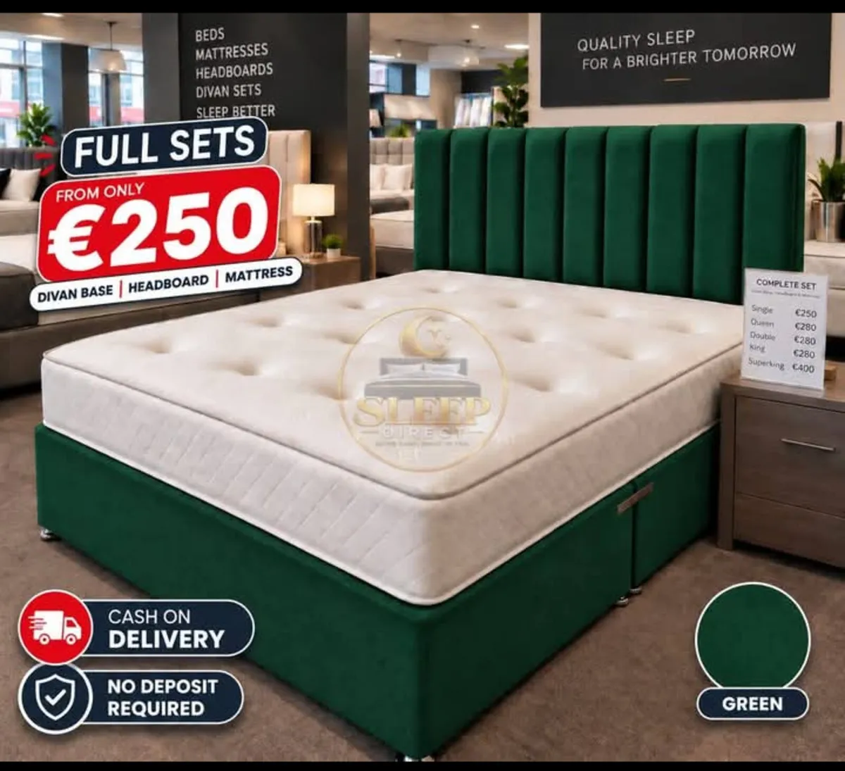 Affordable New Beds – Mattress & Headboard Include - Image 1