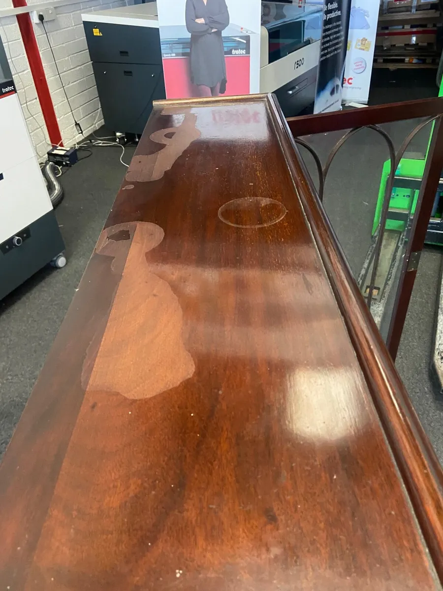 Mahogany display unit - Image 3