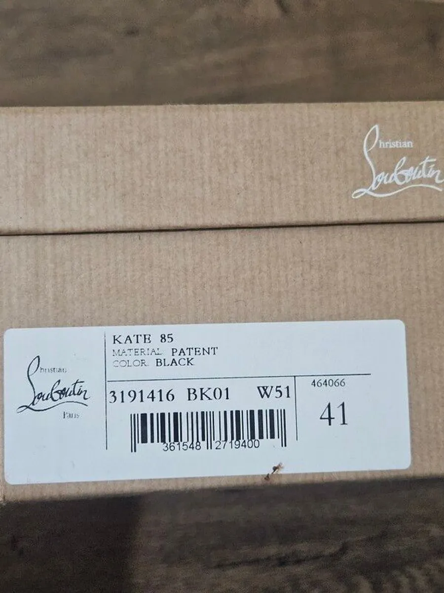 Christian Louboutin Kate 85 Pumps Black Patent - Image 4