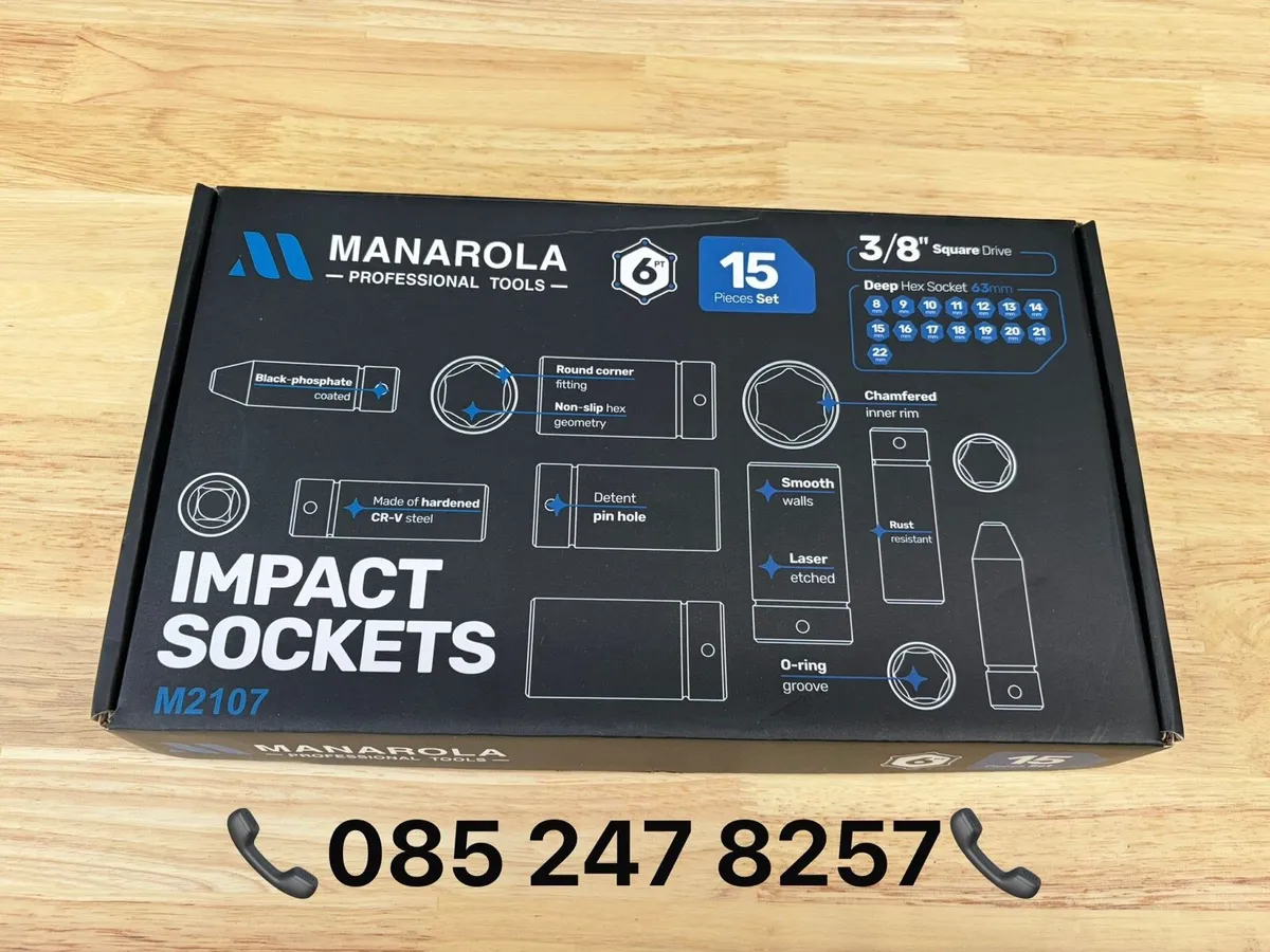 Brand New Manarola 15Pc 3/8” Socket Set - Image 3