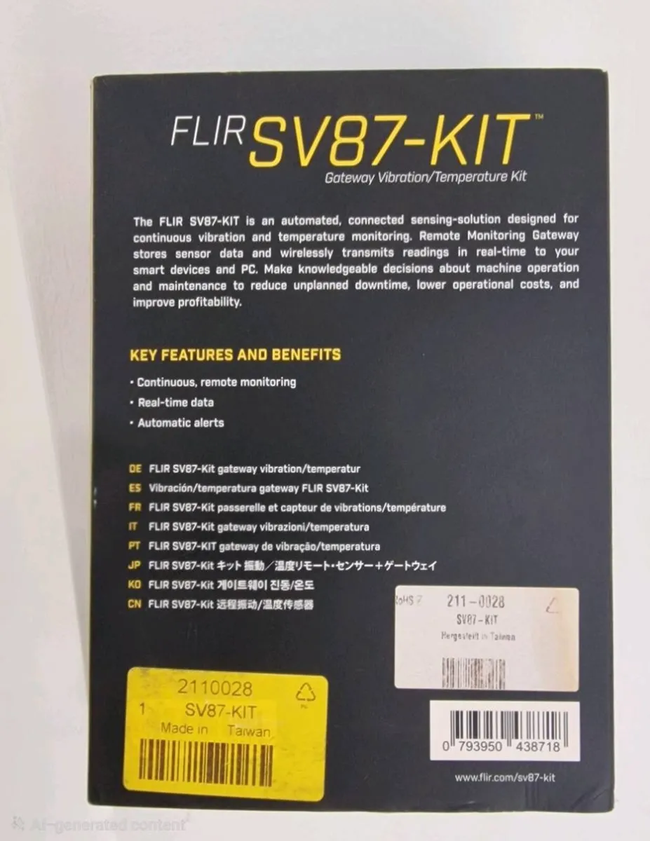NEW & SEALED FLIR SV87-KIT - Image 3