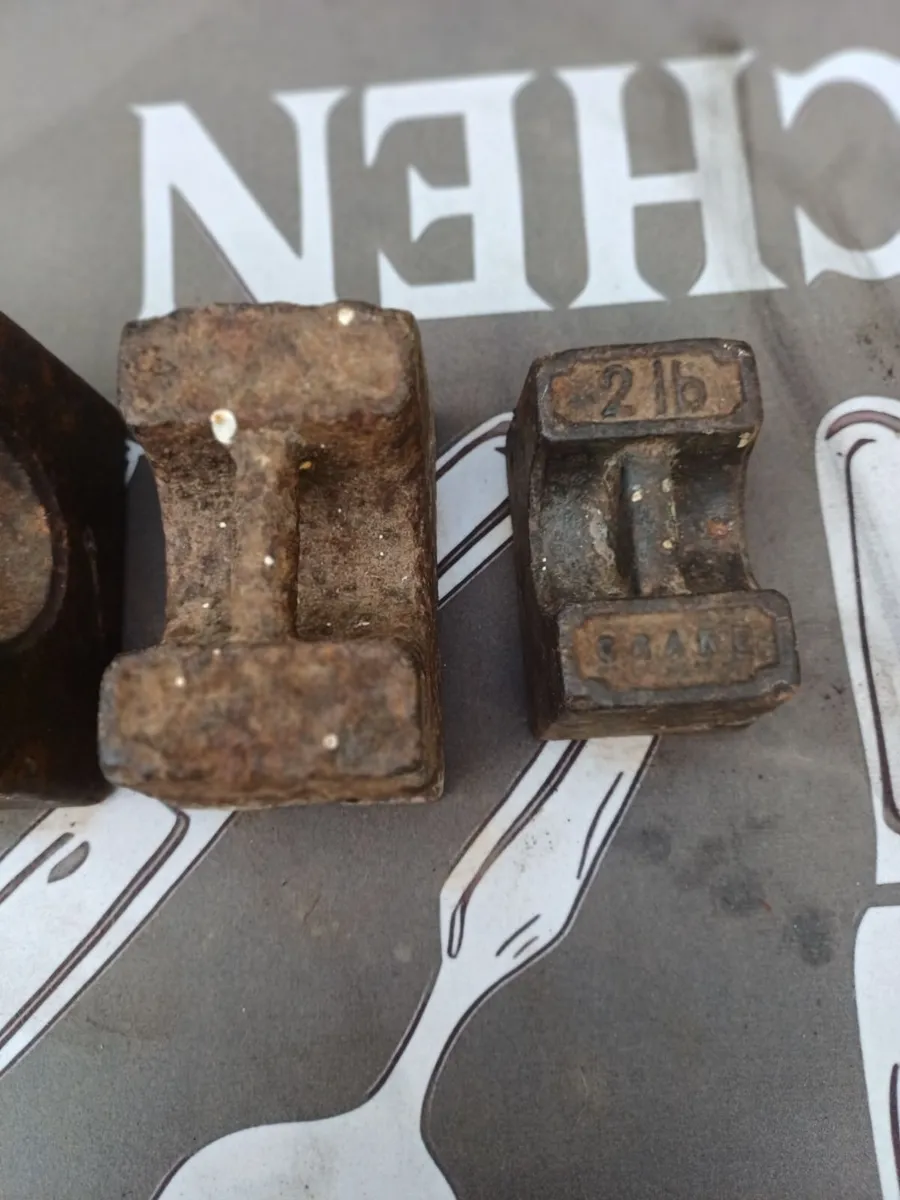 Antique Cast-iron Balance Weights - Image 3