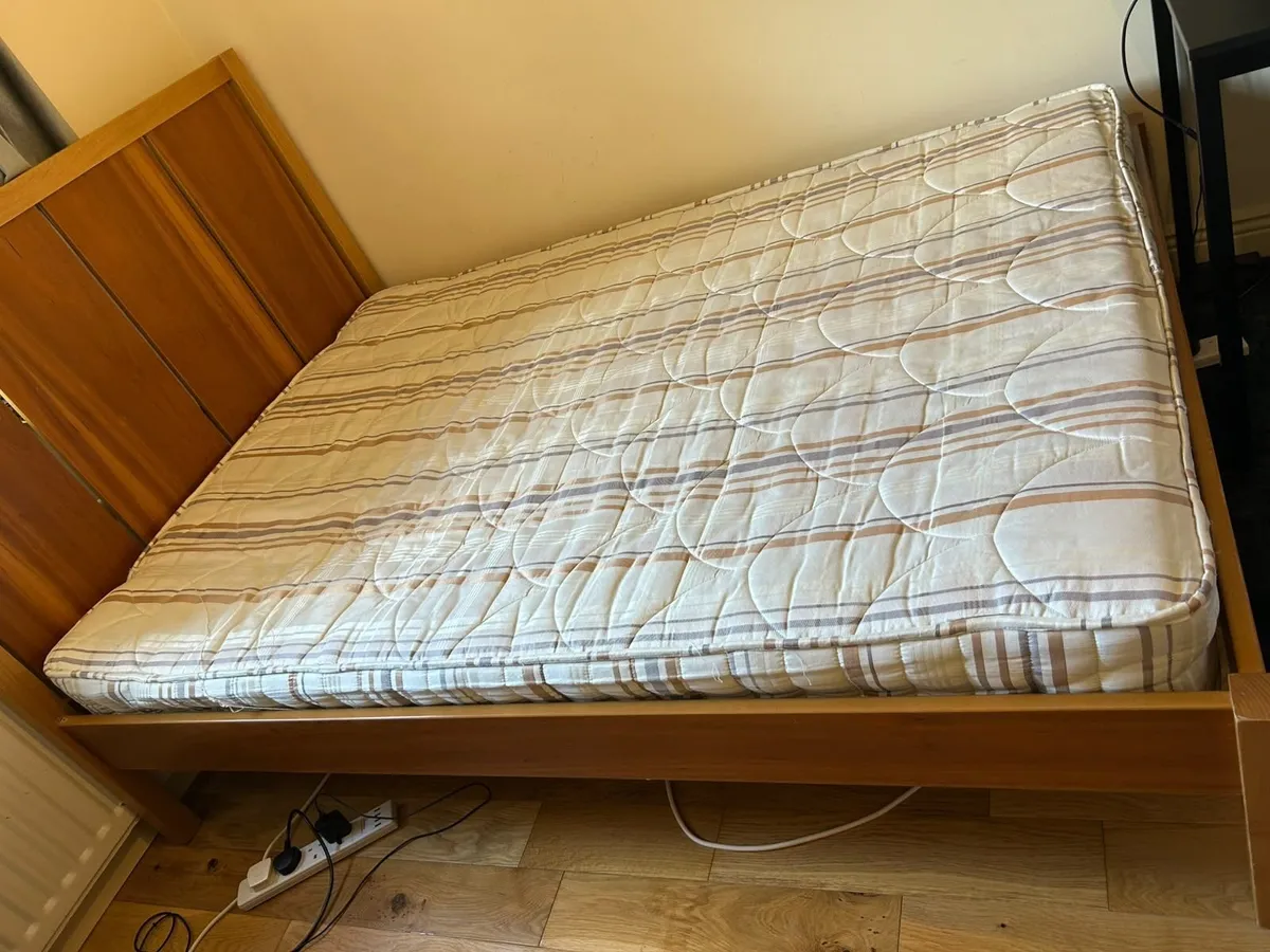 Free Double Bed And 2x Drawers - Image 1