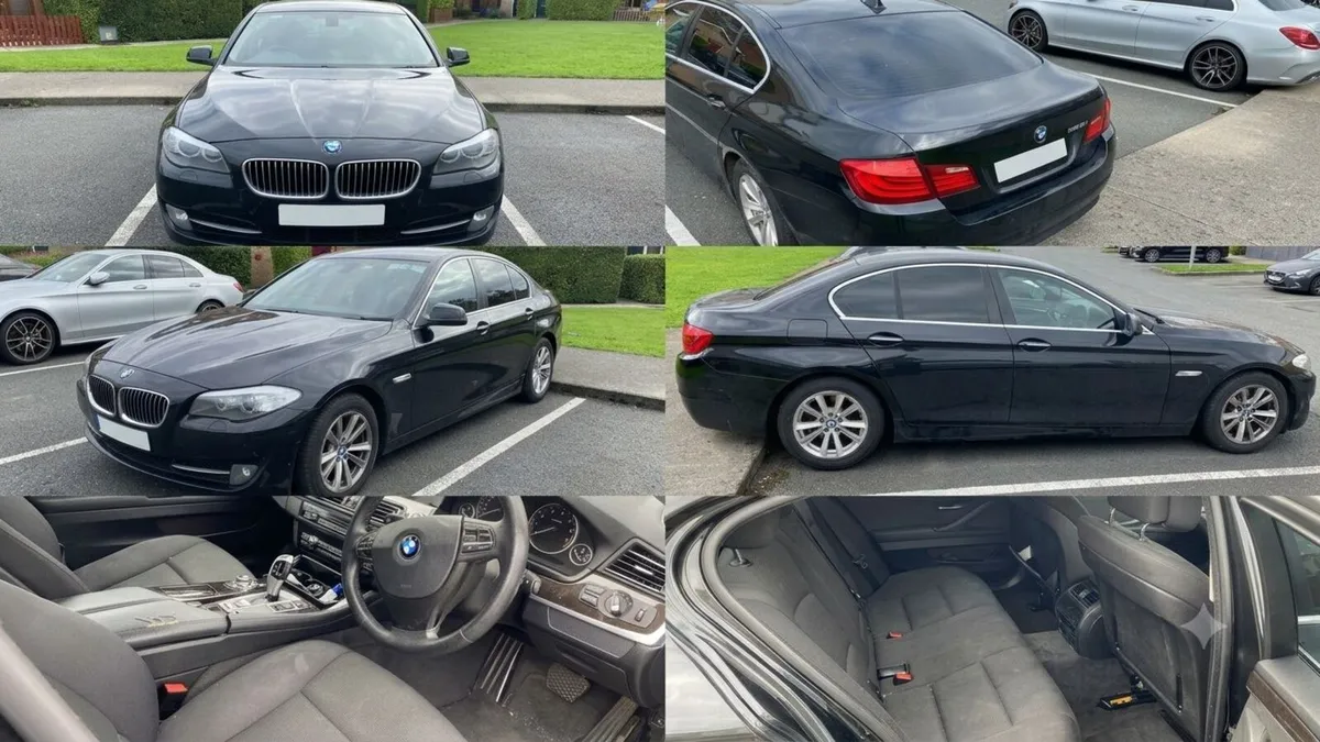 2013 Black BMW 523i Petrol | 185k km | NCT 08/27 - Image 1