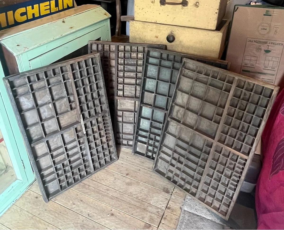 Old Printers Trays - Image 2