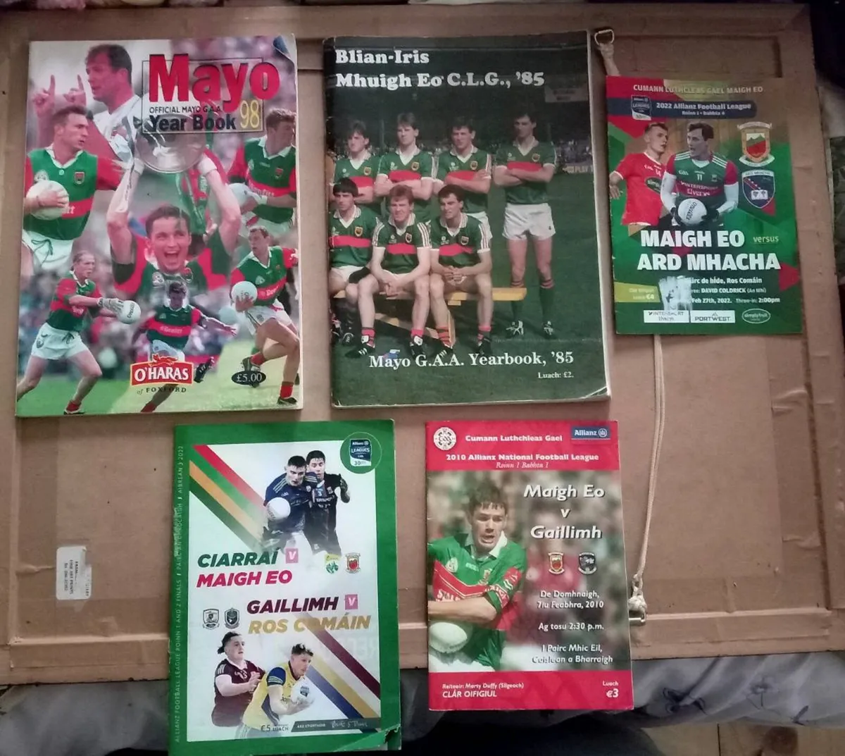 Two Vintage Mayo GAA Yearbooks and 3 Programmes