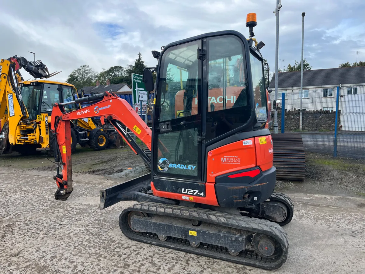 2022 Kubota U27 Only 3929Hrs - MULLANS - Image 2