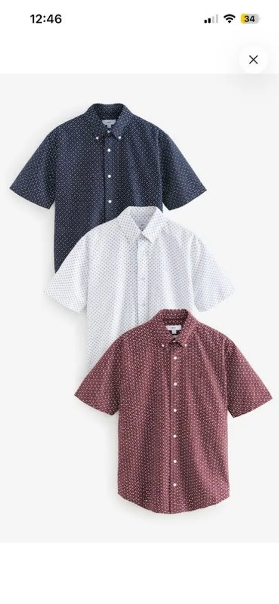 Mens short sleeve shirts - Image 1