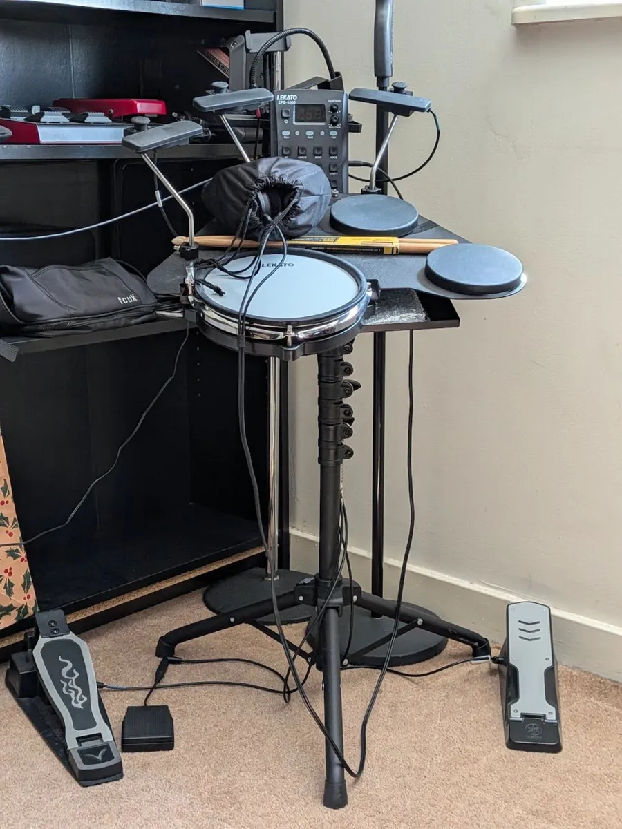 E-Drum Bundle: Yamaha KU100 & Millenium Hi-Hat - Image 3